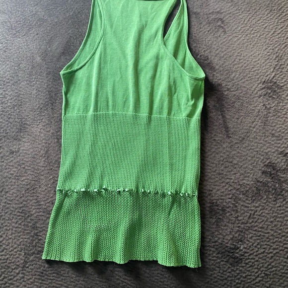 Cute summer BCBG sweater tank. Beautiful green in Medium. - Picture 3 of 5